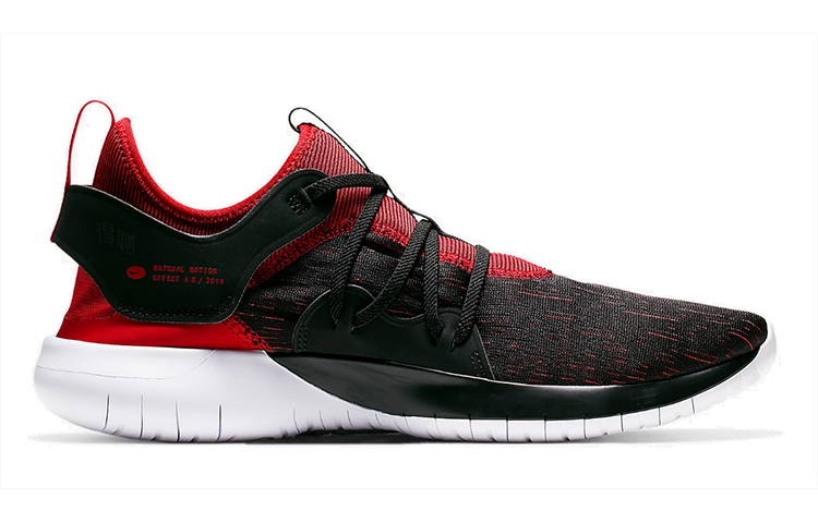 Мужские кроссовки Nike Flex Contact 3 (черно-красные) — 黑/白色/大学红 — фото 2