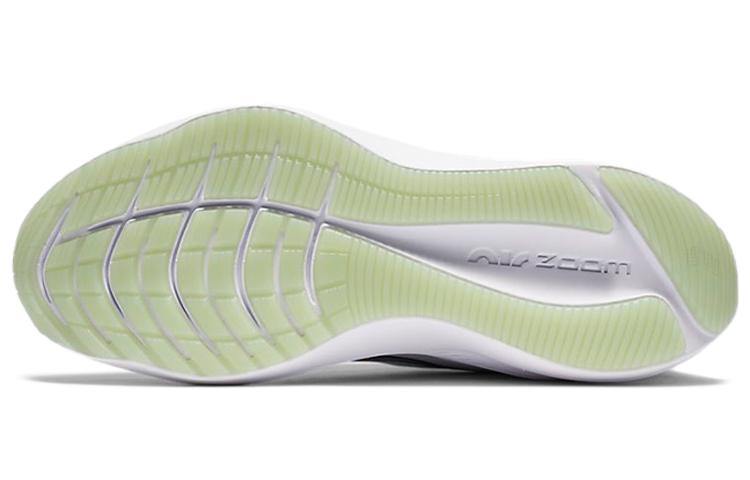 Женские кроссовки Nike Zoom Winflo 7 (бело-зеленые) — фото 6