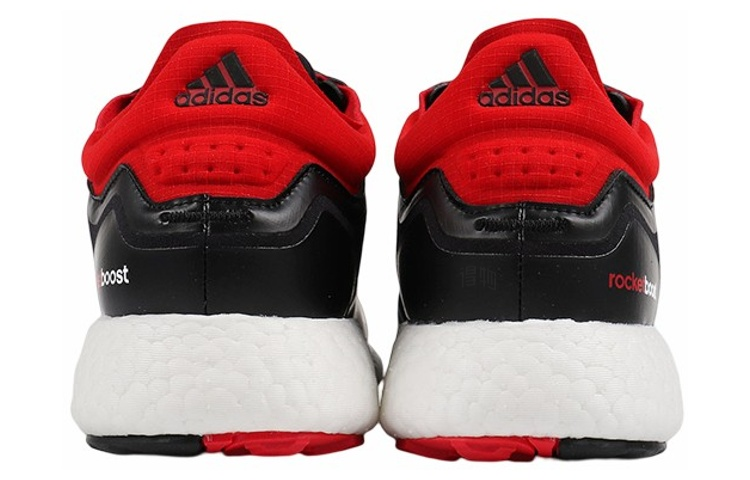 Мужские кроссовки adidas Rocket Boost Marathon (черно-красные) — фото 5
