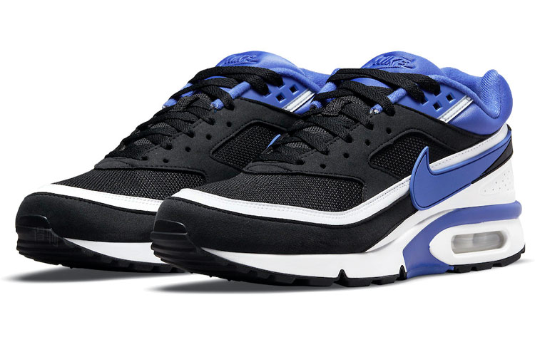 Мужские кроссовки Nike Air Max BW Persian Violet (черно-бело-синие) — Чёрный / белый / синий — фото 3
