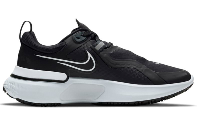 Женские кроссовки Nike React Miler 1 Shield (черный / белый) — Чёрный / белый — фото 2