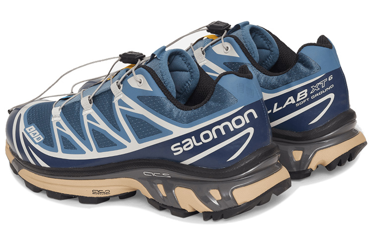 Мужские кроссовки Salomon XT-6 Advanced (синие) — фото 3