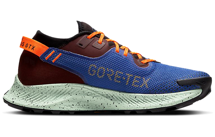 Мужские кроссовки Nike Pegasus Trail 2 Zoom GORE-TEX (сине-коричневые) — Синий / коричневый — фото 2