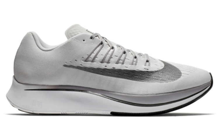Мужские кроссовки Nike Zoom Fly 1 (серые) — фото 2