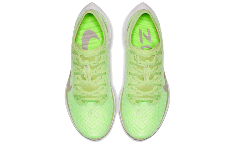 Женские кроссовки Nike Pegasus turbo 2 (бело-зеленые) — Белый / зелёный — фото 4