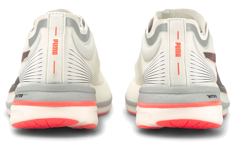 Мужские кроссовки PUMA Deviate NITRO Elite Racer (бело-красные) — 白色-岩浆红 — фото 4