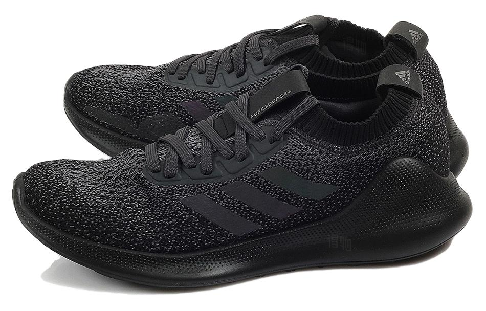 Мужские кроссовки adidas Purebounce+ (черные) — Чёрный — фото 3