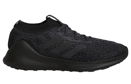 Мужские кроссовки adidas Purebounce+ (черные) — Чёрный — фото 2