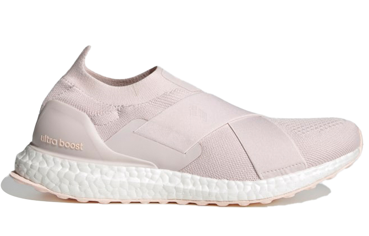 Женские кроссовки adidas Slip-On Dna (розово-белые) — фото 2