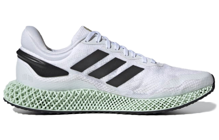 Кроссовки adidas 4D Run 1.0 (бело-зеленые) — фото 2