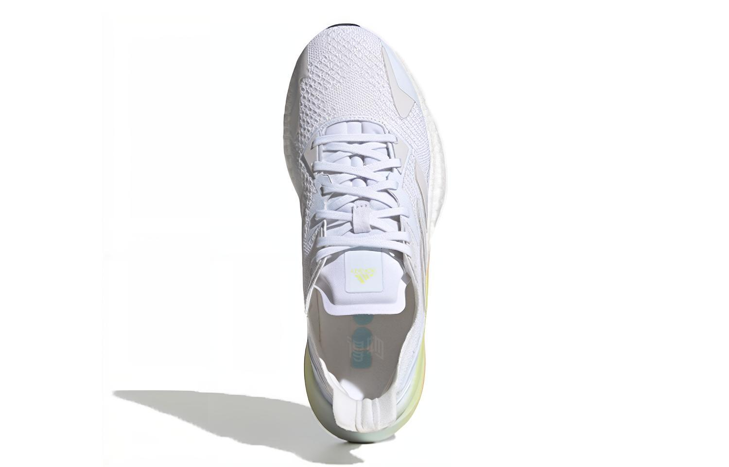 Женские кроссовки adidas X9000l3 (бело-розово-желтые) — Белый / розовый / жёлтый — фото 5