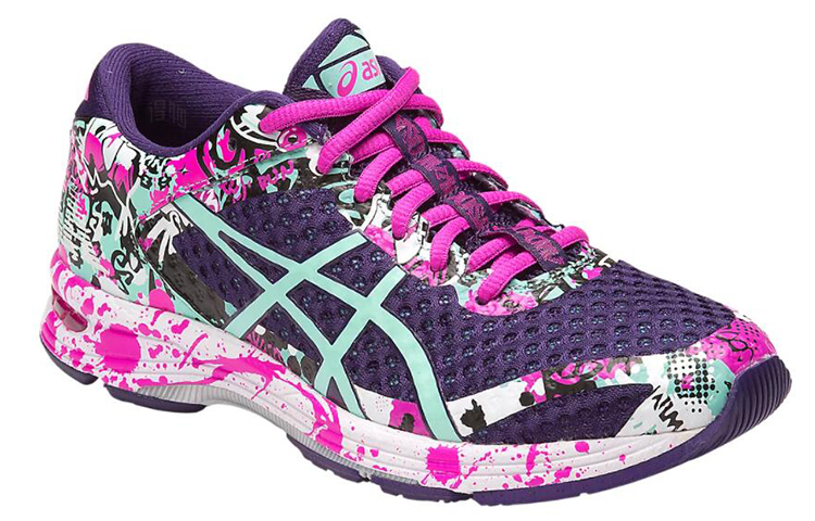 Женские кроссовки ASICS Gel-Noosa Tri 11 (фиолетовые мультиколор) — 紫/多色 — фото 2