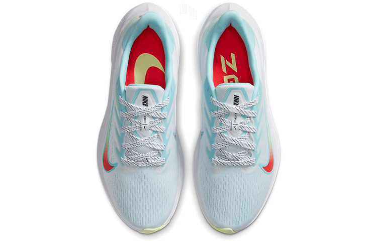 Женские кроссовки Nike Zoom Winflo 7 (сине-белые) — фото 4