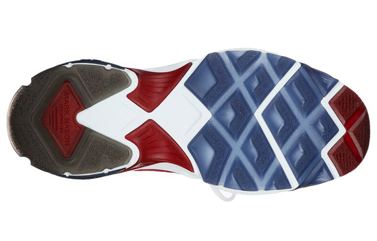 Кроссовки Skechers Kraz Wiley (бело-сине-красные) — фото 5