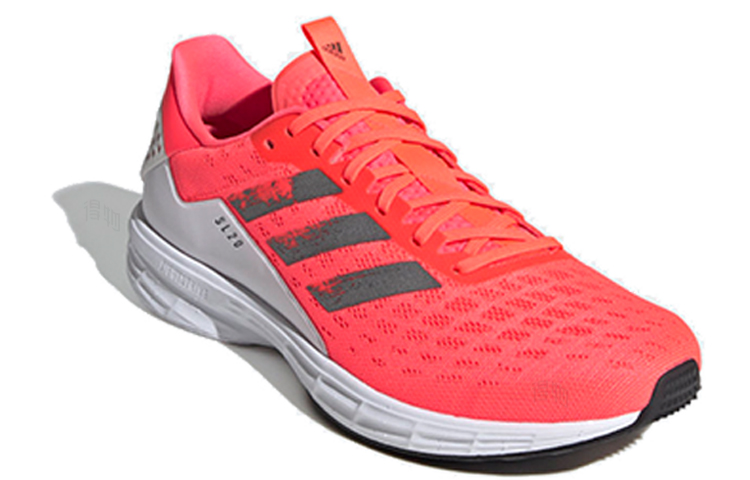Мужские кроссовки adidas Sl20 (розово-бело-черные) — Розовыйбелыйчёрный — фото 3