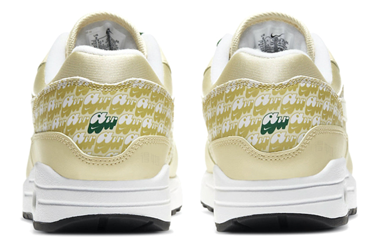 Унисекс кроссовки Nike Air Max 1 (желто-зеленый) — Жёлтый / зелёный — фото 5