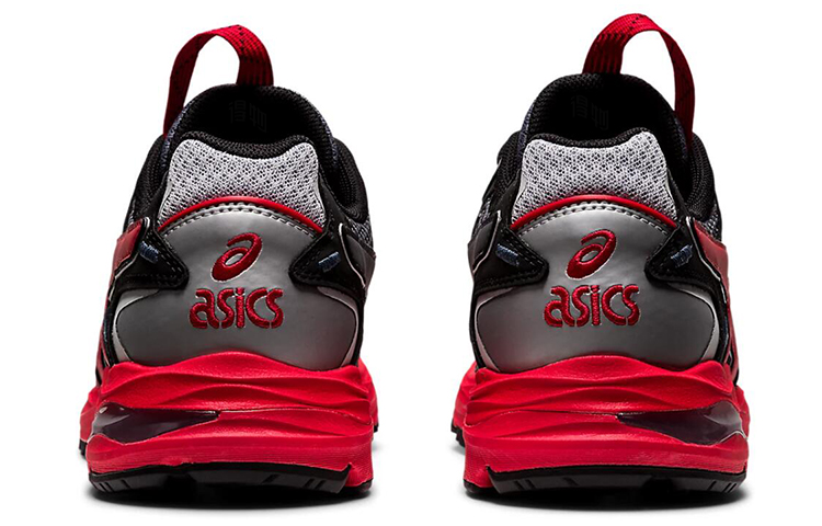 Кроссовки ASICS Gel-MC Plus (серо-красные) — Серый / красный — фото 4