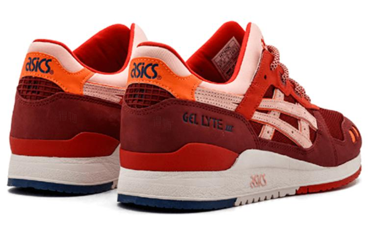 Кроссовки ASICS Gel-Lyte 3 Ronnie Fieg Volcano 2.0 (оранжевые) — 葡萄红/粉 — фото 4