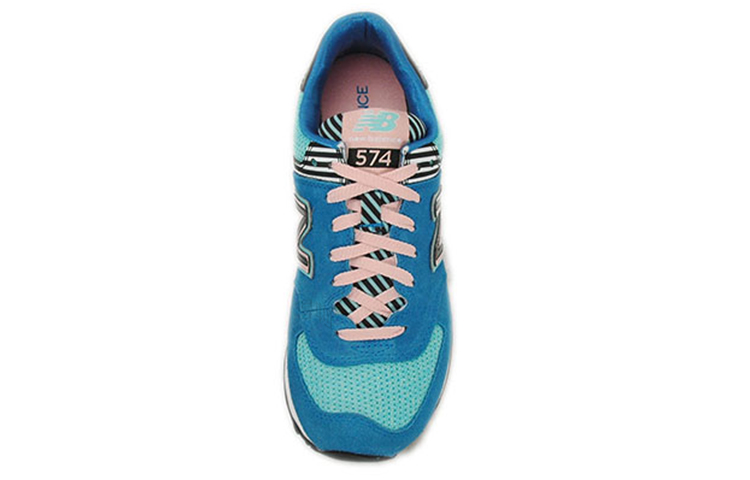 Женские кроссовки New Balance 574 (синий) — фото 3