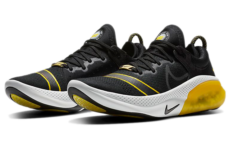 Мужские кроссовки Nike Joyride Run 1 (черно-желтые) — фото 3