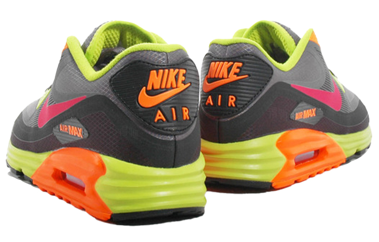 Мужские кроссовки Nike Air Max Lunar (серый / зеленый) — Серый / зелёный — фото 3