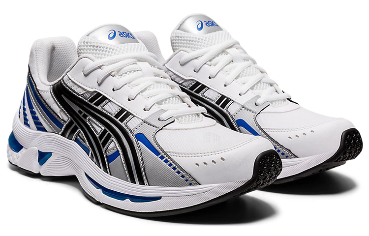 Мужские кроссовки ASICS Gel-Kyrios (черно-сине-белые) — Чёрныйсинийбелый — фото 3