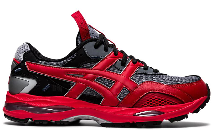 Кроссовки ASICS Gel-MC Plus (серо-красные) — Серый / красный — фото 2