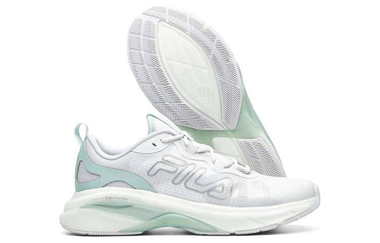 Женские кроссовки Fila Athletics (серо-белый) — фото 6