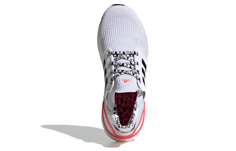 Женские кроссовки adidas ULT (белые с красным) — Белый / красный — фото 4