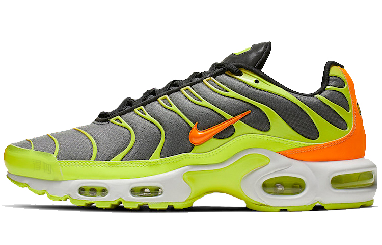 Мужские кроссовки Nike Air Max Plus Color Flip (серо-оранжевые) — фото 2