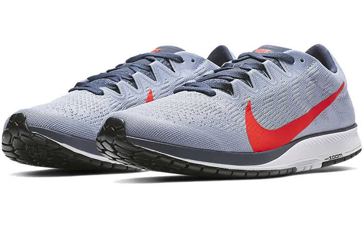 Кроссовки Nike Zoom Streak 7 (серо-красные) — фото 2