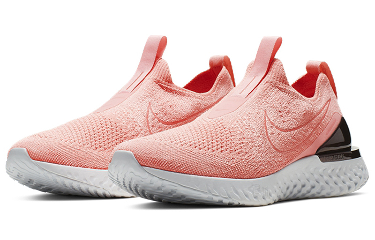 Женские кроссовки Nike Epic React Flyknit (оранжевые) — фото 3