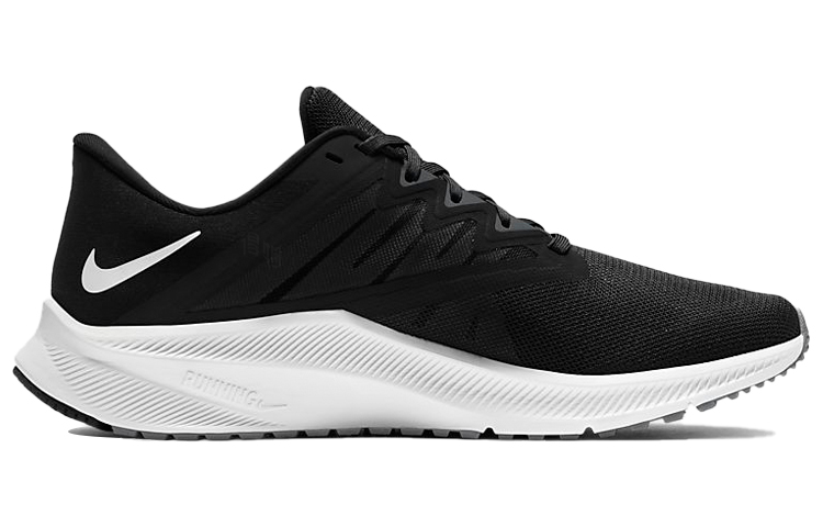 Кроссовки Nike Quest 3 (черно-белые) — Чёрныйбелый — фото 2