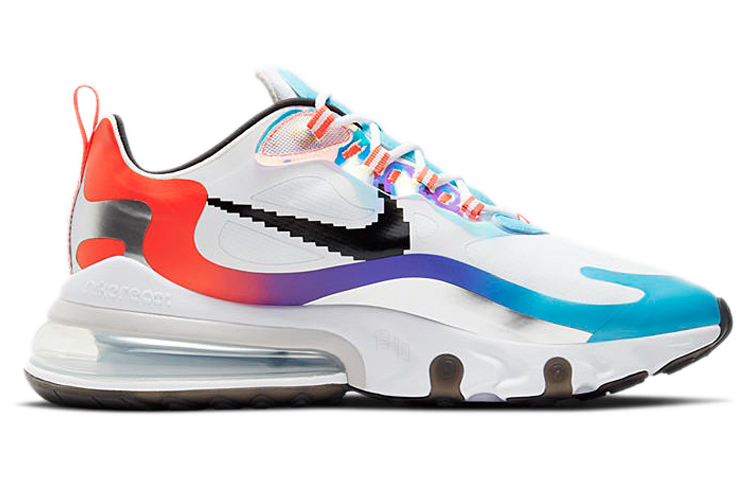 Мужские кроссовки Nike Air Max 270 (сине-бело-красные) — Синийбелыйкрасный — фото 2