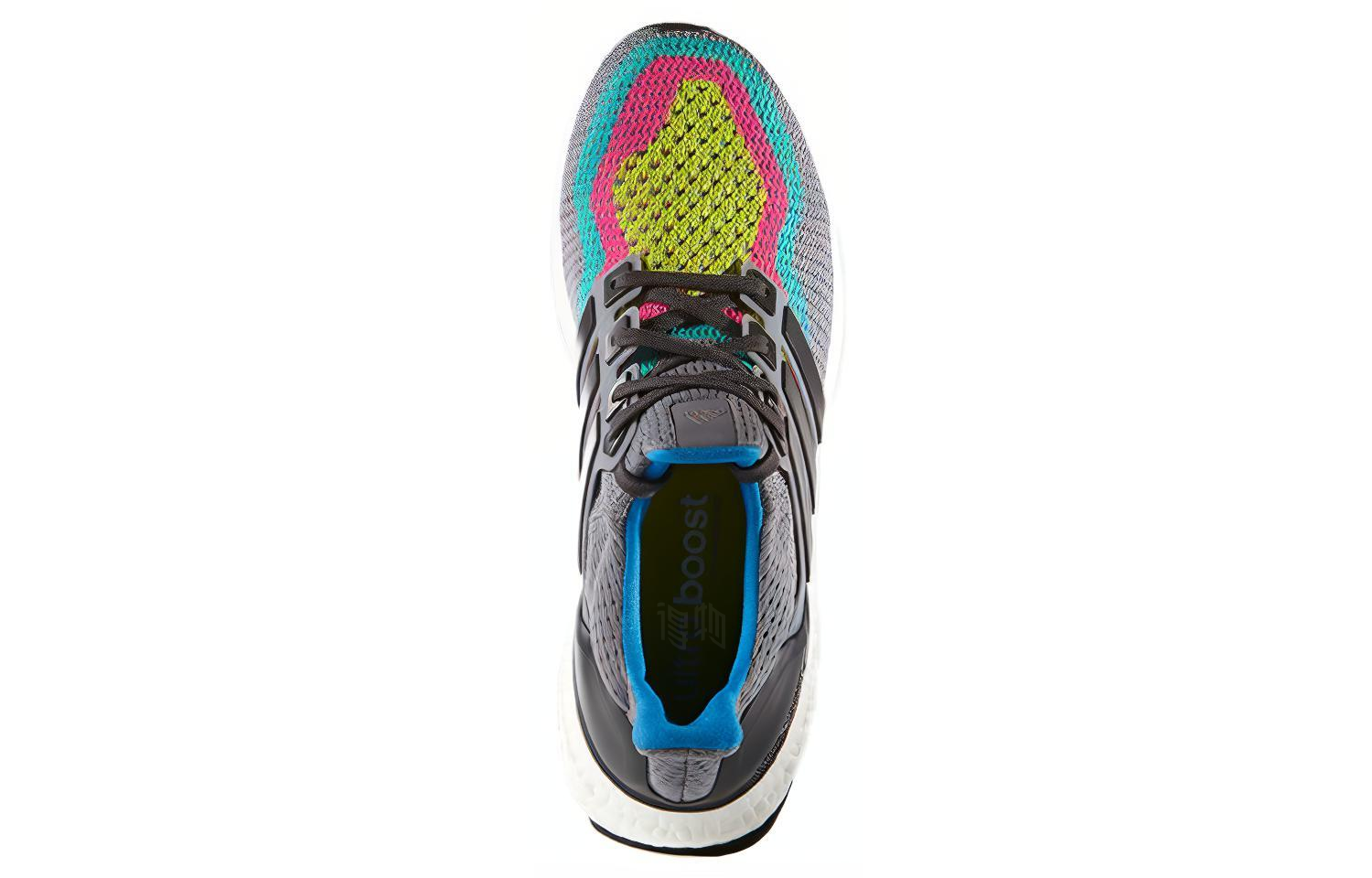 Кроссовки adidas ULT Boost Multi-Color Gradient (серый меланж) — фото 5