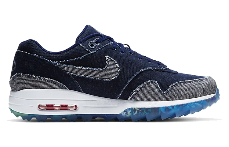 Мужские кроссовки Nike Air Max 1 Golf NRG (синие) — фото 2