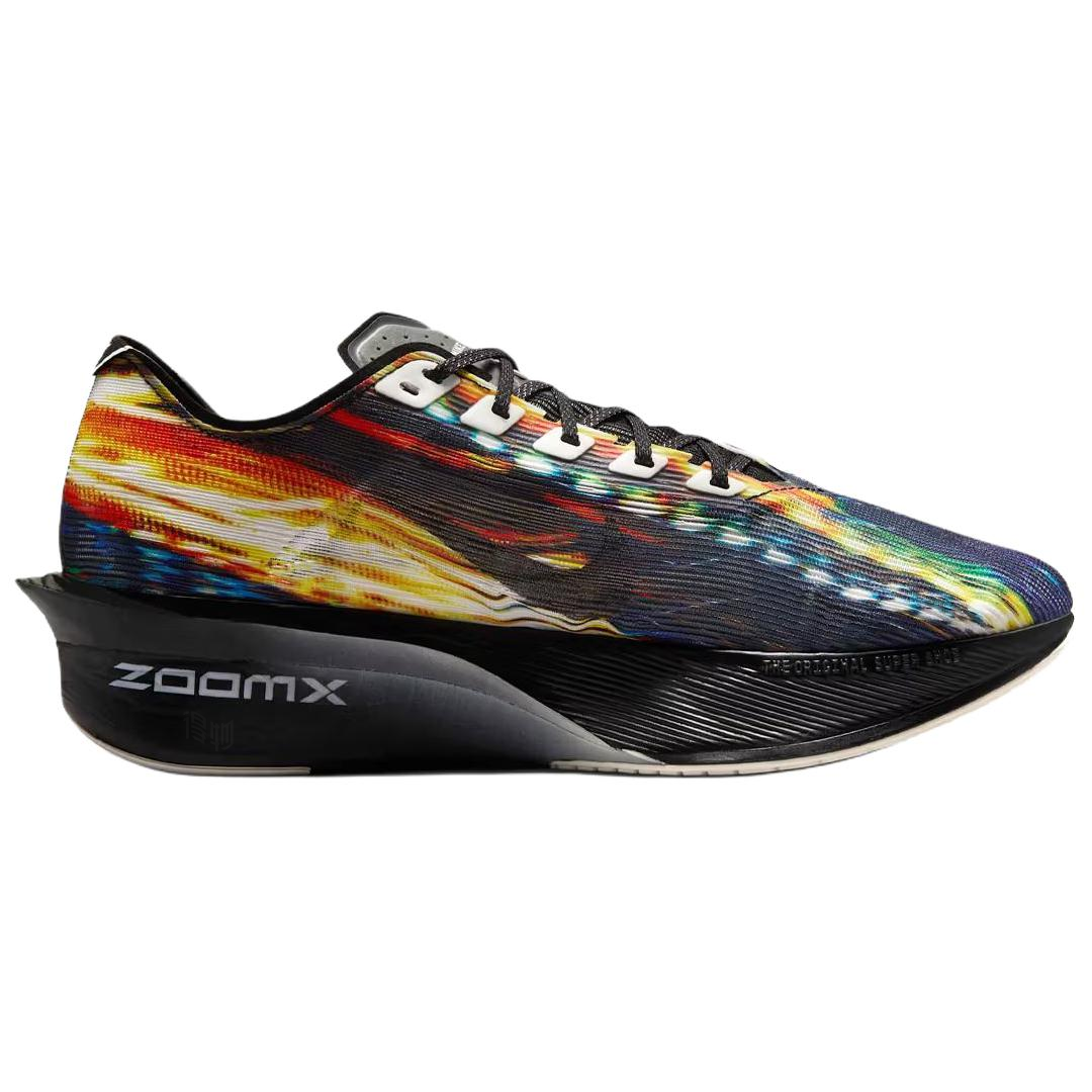 Мужские кроссовки Nike VAPORFLY 4 "Light Trails" (черно-белые) — фото 2