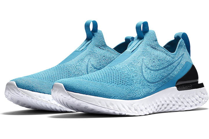 Мужские кроссовки Nike Epic React Flyknit 1 (голубые) — 湖水蓝 — фото 3