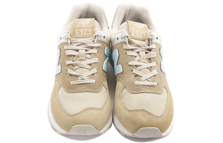 Кроссовки New Balance 574 (коричневые) — Коричневыйсиний — фото 3