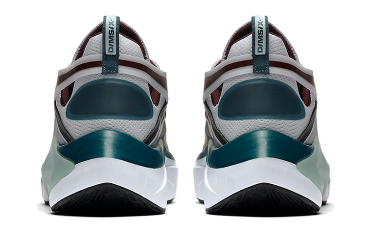 Мужские кроссовки Nike D/MS/X (белый / серый / фиолетовый / зеленый / коричневый) — Белый / серый / фиолетовый / зелёный / коричневый — фото 5