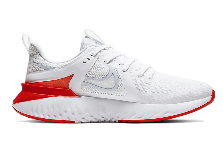 Женские кроссовки Nike Legend React 2 (белый / красный) — фото 2
