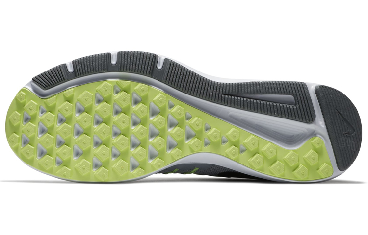 Мужские кроссовки Nike Run Swift 1 (серый с зеленым) — Серыйзелёный — фото 6