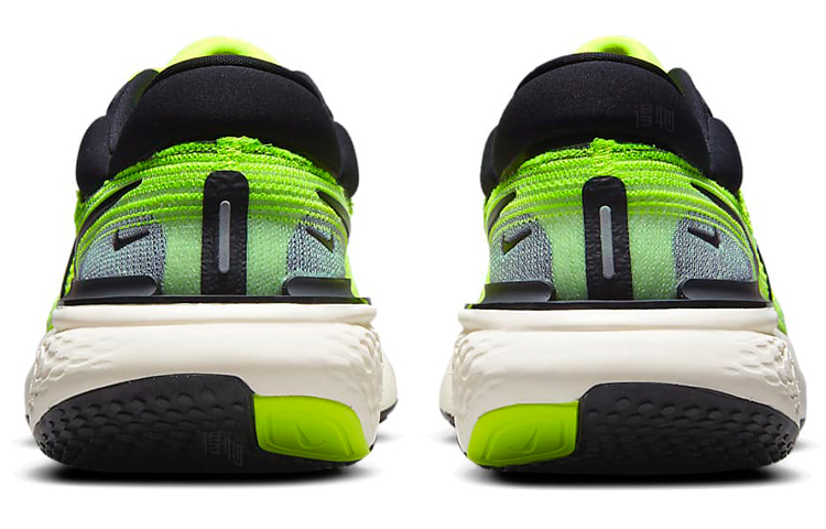 Мужские кроссовки Nike Invincible Run 1 FK (желто-зелено-черные) — 荧光黄/微黄绿/黑 — фото 5