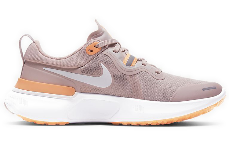 Женские кроссовки Nike React Miler 1 (белый / розовый) — фото 2