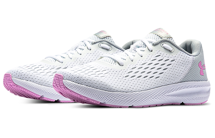 Женские кроссовки Under Armour Pursuit (бело-серые) — фото 3