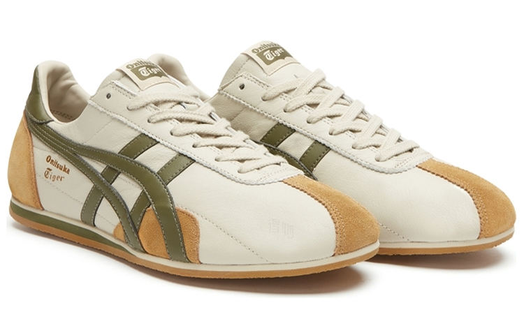 Унисекс кроссовки Onitsuka Tiger Runspark (бежевые) — фото 2