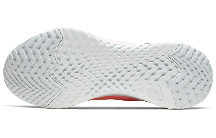 Женские кроссовки Nike Epic React Flyknit (оранжевые) — фото 4