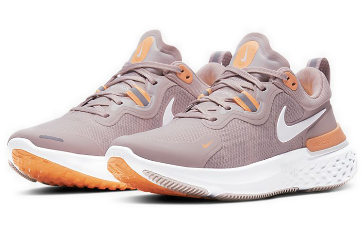 Женские кроссовки Nike React Miler 1 (белый / розовый) — фото 3