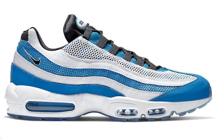 Мужские кроссовки Nike Air Max 95 Essential (белый/синий) — Белый / синий — фото 2