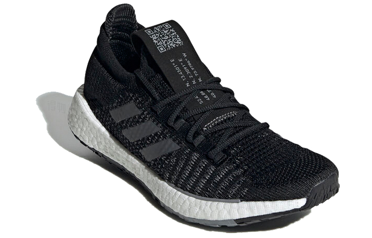 Женские кроссовки adidas PulseBOOST (черно-серые) — Чёрный / серый — фото 2